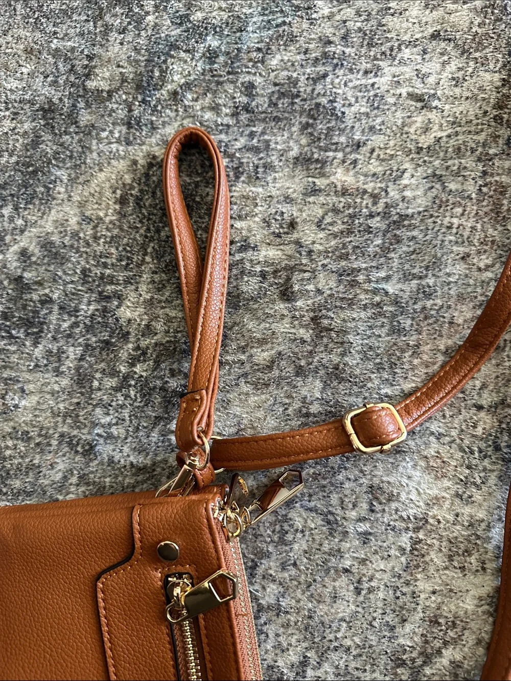 Isabelle NEW Multi-Pocket Crossbody Bag and Wristlet Clutch.